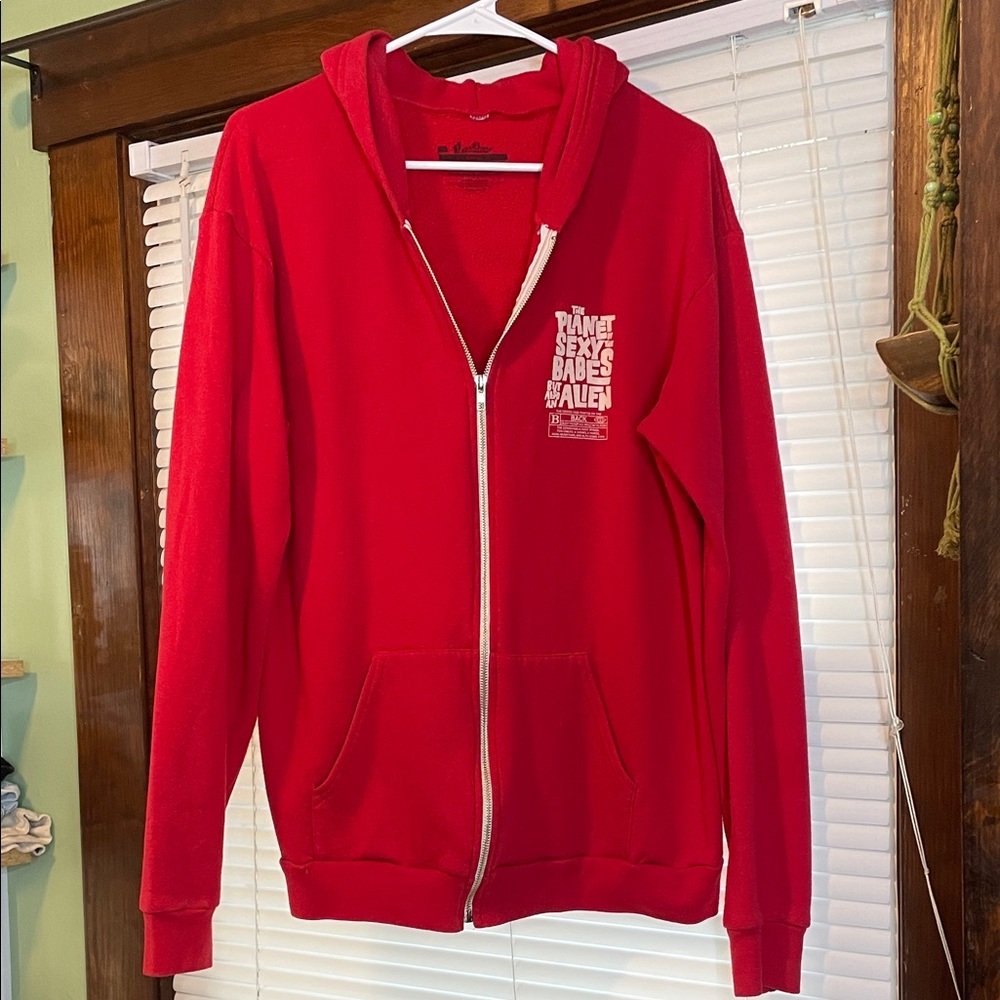 Threadless Vibrant Red Graphic Hoodie